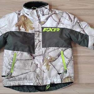 Kids Camouflage Jacket - Green and Gray